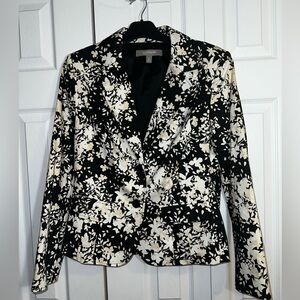 Croft & Barrow Floral Silhouette Blazer